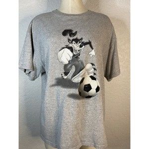 Disney s The Big Bad Wolf Soccer Wide World of Sports Tee - Size L